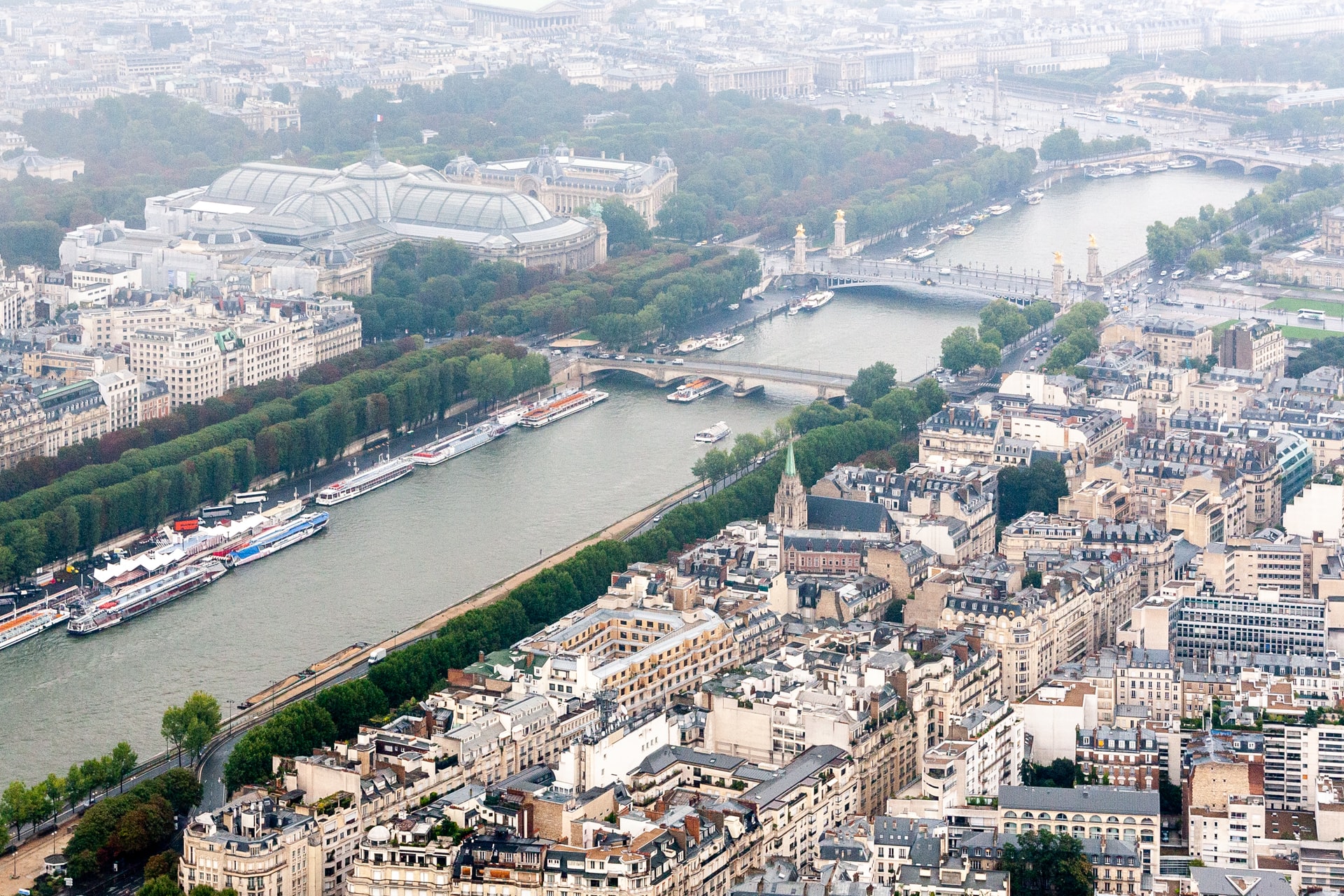 View of Paris from the Eiffel Tower