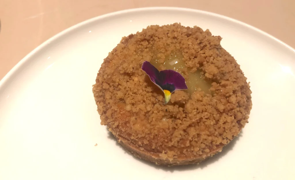 Pear tart at Madame Brasserie