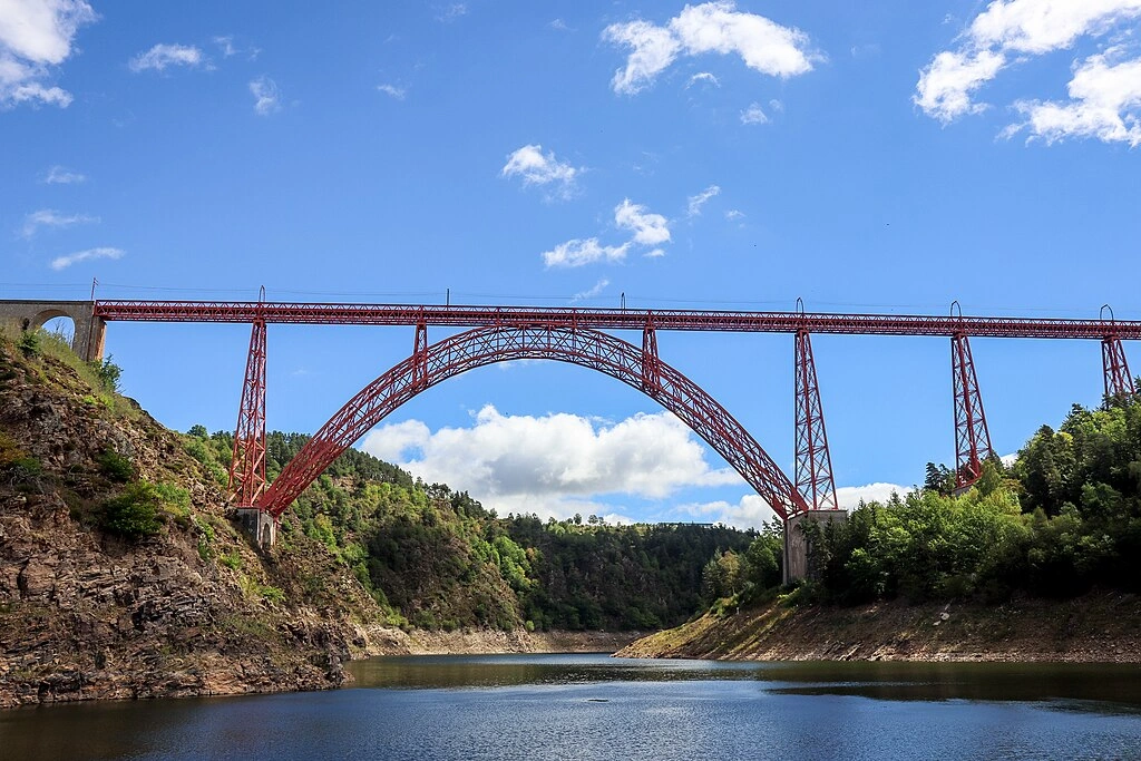 The Garabit Viaduct in Ruynes-en-Margeride France