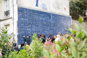Scene of Montmartre area during Heart of Paris guided tour